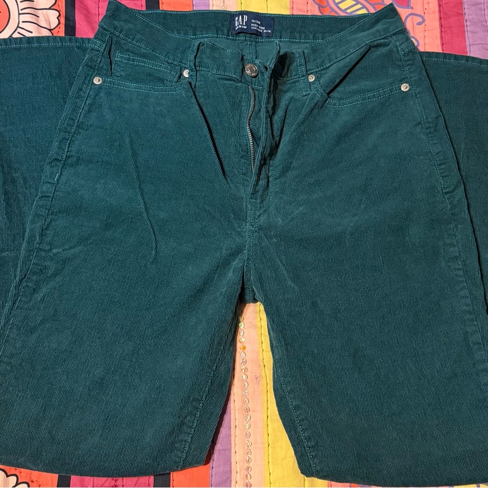 Gap Green Corduroy Pants